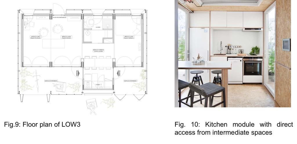 LOW3 Concept Modular, minimum floor plan Exploration of the