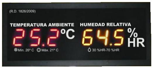 HUMEDAD Los niveles de humedad relativa dentro de las casetas varían según la temperatura interior: temperatura menor de 25 C, de 65 A 70% de humedad y temperatura superior a 25