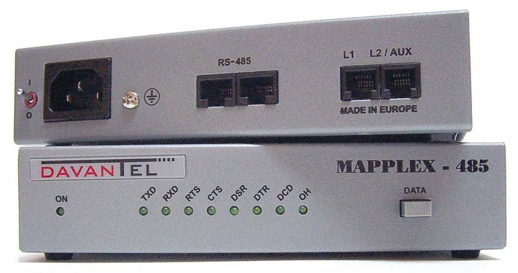 MAPPLEX-485 Módem para RTC y líneas