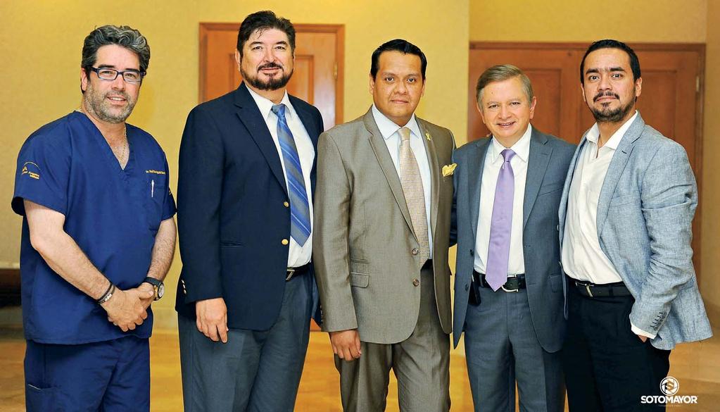 Cambio de mesa directiva de ALHERCO Raúl Domínguez González, José Luis Siller García, Fernando Gaviño Gaviño, Jorge