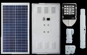 Seperate II PIECE DESIGN - 18 24W LED todo en uno luz solar de calle Código WS-605S-18W WS-605S-24W del producto Lampara 18W (6500K)