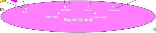 Sistema Interconectado Nacional Región Oriental Región Norte