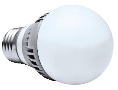 5061 Foco Tipo Bulbo de LED Luz de Día 3 W Empaque: 1/100 5062 Foco Tipo