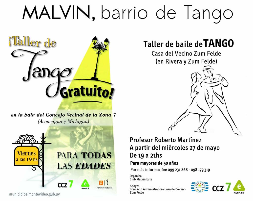 5 Malvín a todo Tango Se implementaron en la zona dos talleres gratuitos de tango.