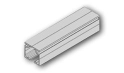 2 perfiles 10 Perfil guía fijo tapeta aluminio anodizado plata. 378102 2 mts. 2 perfiles 378103 3 mts.