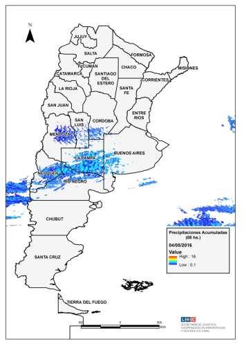 Para los días viernes a domingo se pronostican lluvias y algunas tormentas en el norte del Litoral, Paraguay y cuencas de los ríos Iguazú y no