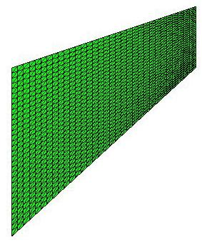 En la solción de este problema se tilizaron mallas trianglares estrctradas con 2,8, 128, 512 y 2048