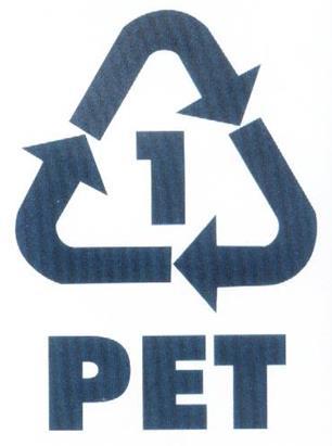 ESTRUCTURA DE LOS SIMBOLOS Símbolo universal del reciclaje El número y las