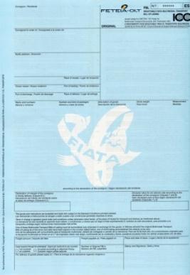 Forwarders Certificate of Receipt FCT