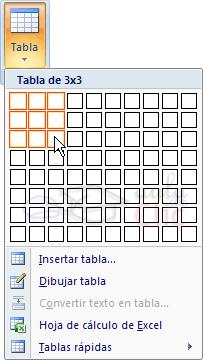 UNIDAD 8. TABLAS Las tablas permiten organizar la información en filas y columnas, de forma que se pueden realizar operaciones y tratamientos sobre las filas y columnas.