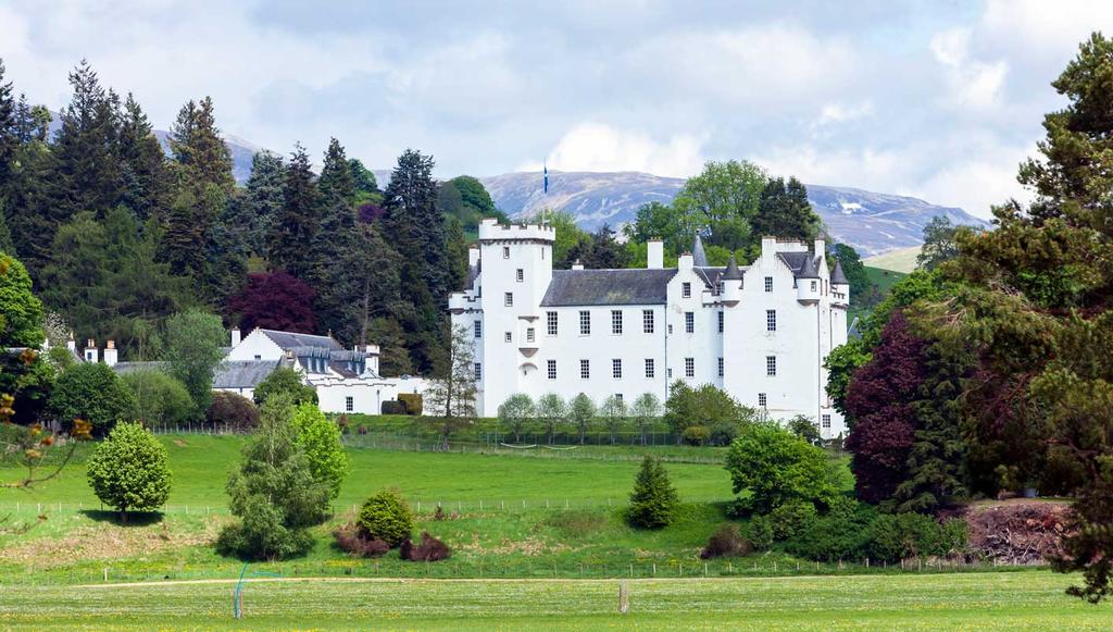 Blair Castle: Its impressive gardens, admission included.