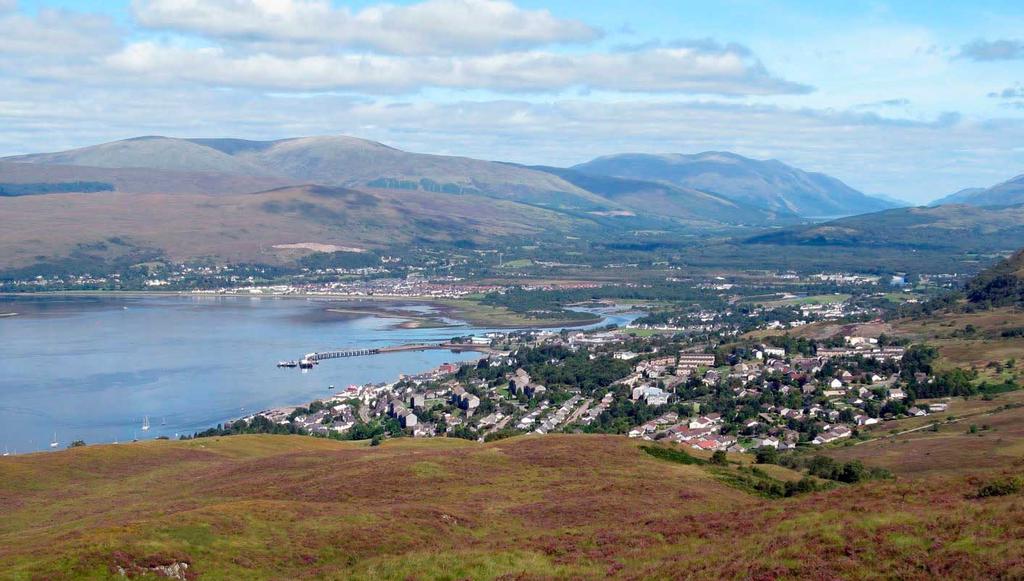 Fort William: At the foot of Ben Nevis.
