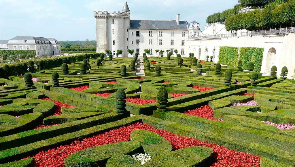 Villandry: The consecration of French gardens.