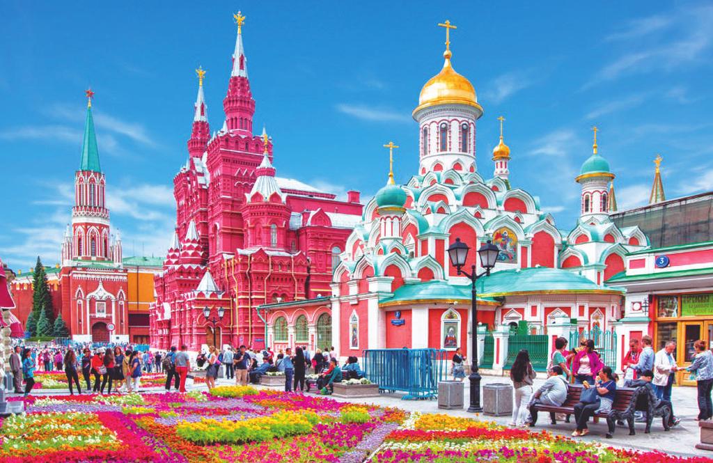 Al finalizar haremos un City Tour para conocer sus hermosas edificaciones, tales como el famoso recinto amurallado del Kremlin, uno de los más antiguos museos en Rusia del arte decorativo aplicado;