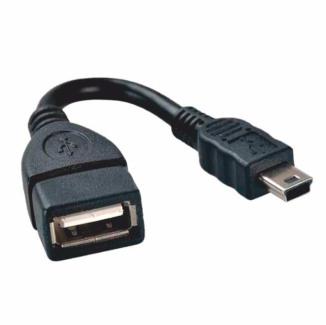 0 OTG con conector acodado tipo Micro USB B macho en un extremo y tipo USB A hembra en el otro > USB On-The-Go (OTG) es una tecnología que permite a los dispositivos USB (reproductores digitales de