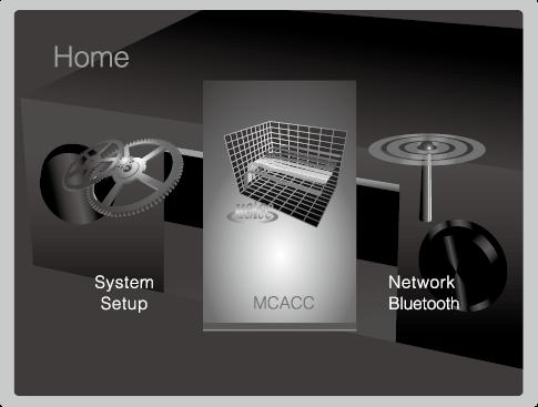 Configuración avanzada MCACC Configure los altavoces automáticamente o realice los cambios deseados en el ecualizador.