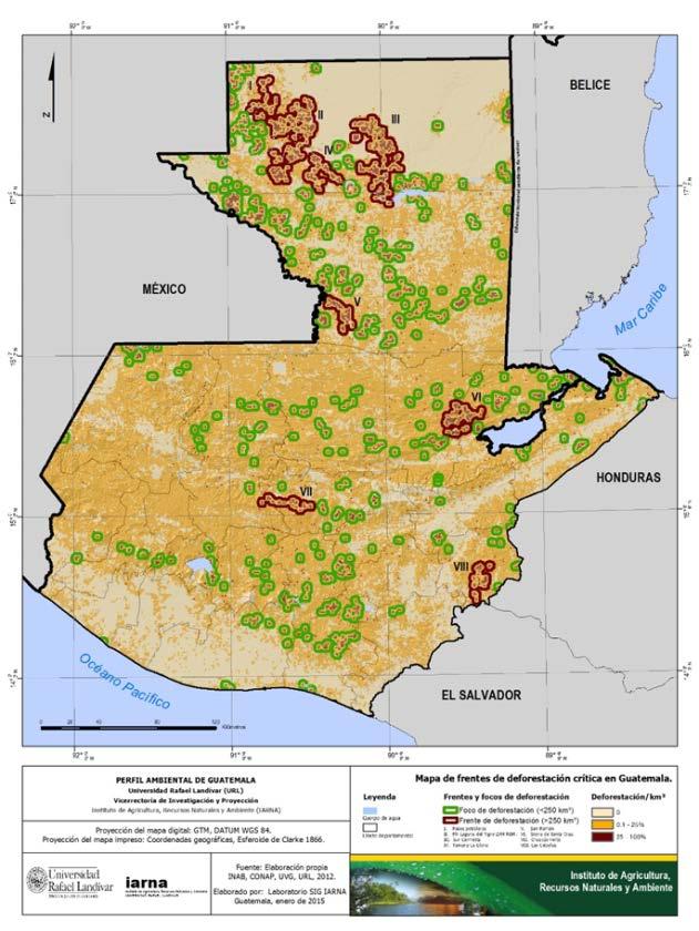 Resultados Frentes y focos de Deforestación 1,543 sitios
