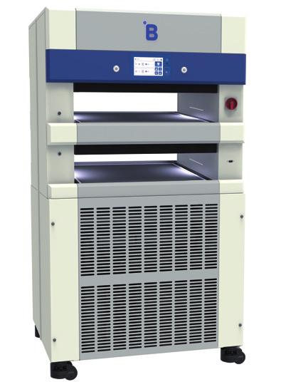 CSF GAMA Congeladores rápidos de contacto CSF 61 CSF 101 Capacidad de congelación (bolsas de plasma) 20 a 1000ml