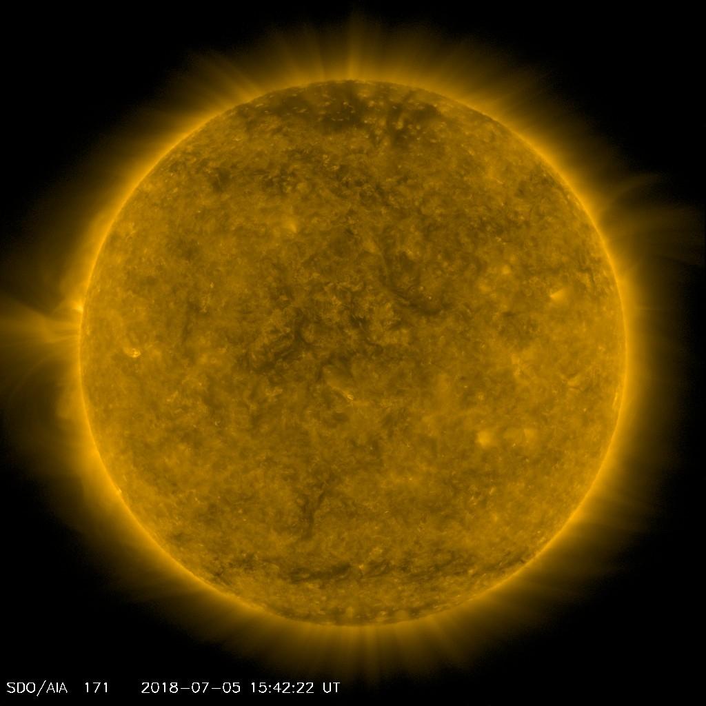 Atmósfera solar y regiones activas El Sol en rayos X suaves (171 Å).