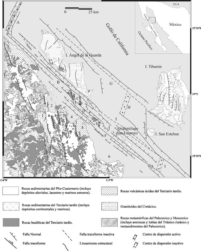 Geología 23 La distribución de los depósitos de flujos piroclásticos más voluminosos se restringe a la Sierra Las Flores y al lado occidental de la Sierra