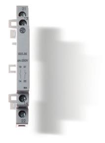 22 22 Module auxiliare 022.33 022.35 022.63 022.65 Contacte legate mecanic în conformitate cu Anexa la standardul EN 60947-5-1 33 Tipul contactorului Tipul 22.