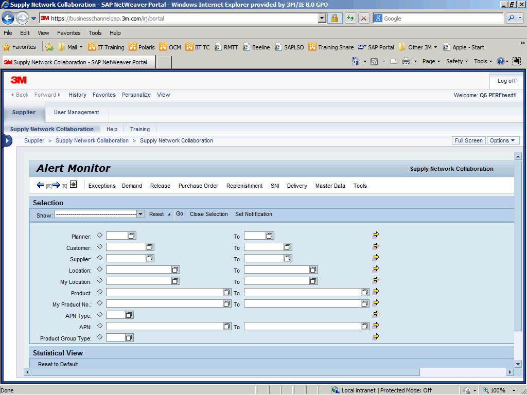Ayuda de trabajo Ver detalles del pedido de compra ES Step 1. Luego de iniciar sesión en el sistema de SNC de SAP, aparece el Monitor de alertas.