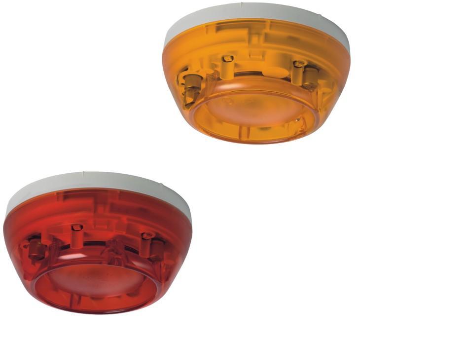 Sinteso / Cerberus PRO Sirena de alarma con indicador óptico adicional FDS229-R, FDS229-A Para el bus de detectores automáticamente direccionables FDnet/C-NET Sirena de alarma con 11 tipos de tono
