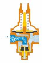 Reductores de presión a membrana con asiento en Inox os reductores de presión a membrana, con cámara de compensación y asiento en inox.