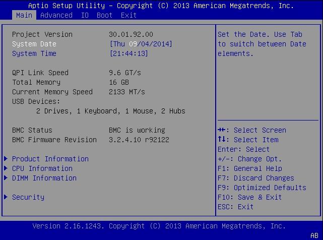 Acceso a la utilidad de configuración del BIOS Asignaciones de teclas de la utilidad de configuración del BIOS Si visualiza la utilidad de configuración del BIOS desde un dispositivo terminal