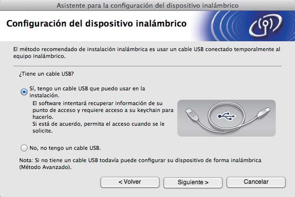 Instlción de MFL-Pro Suite Introduzc el DVD-ROM de instlción suministrdo en l unidd de DVD-ROM. Hg dole clic en el icono Strt Here OSX pr inicir l instlción.