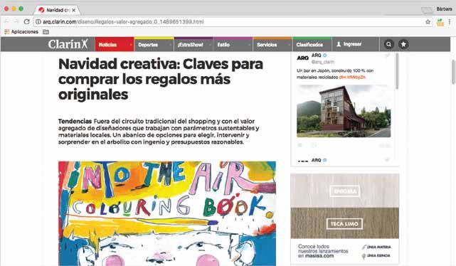 Prensa Clarín Digital, Producto Set de Pic Nic.
