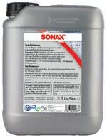 SONAX Gloss shampoo Concentrate SONAX Champú brillo Concentrado Concentrated cleaning power for the manual vehicle wash. Works quickly and thoroughly against typical road dirt.