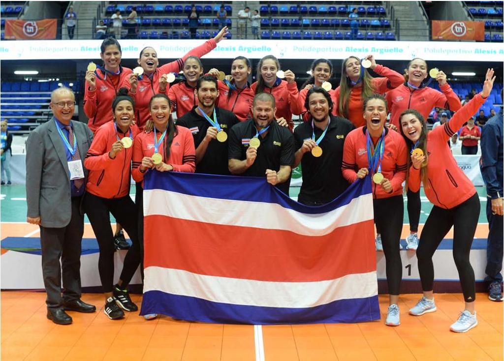 NEWSLETTER No.7 VOLLEYBALL WOMEN MANAGUA 2017 Costa Rica holds on to women s Central American Games title MANAGUA, Nicaragua, December 16, 2017.