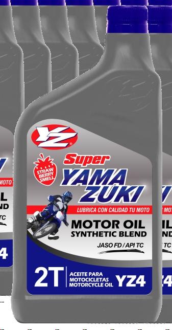 2 El lubricante Super Yamazuki 2T JASO FD es un lubricante sintético especializado para motocicletas 2 tiempos de última generación y motores 2 tiempos refrigerados por aire, que trabajen a más de 10.