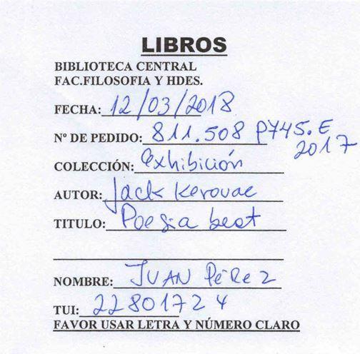 El registro completo del material entrega la siguiente información: Colección Número de pedido Biblioteca Propietaria Disponible