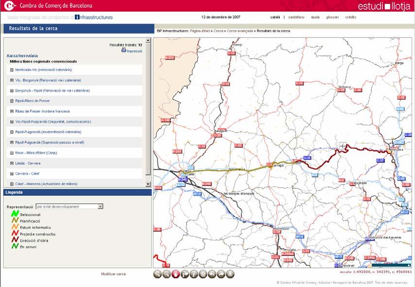 Cambra de Tàrrega Modernització i millora de la línia Lleida Manresa Línia ferroviària fonamental en la comunicació transversal i amb