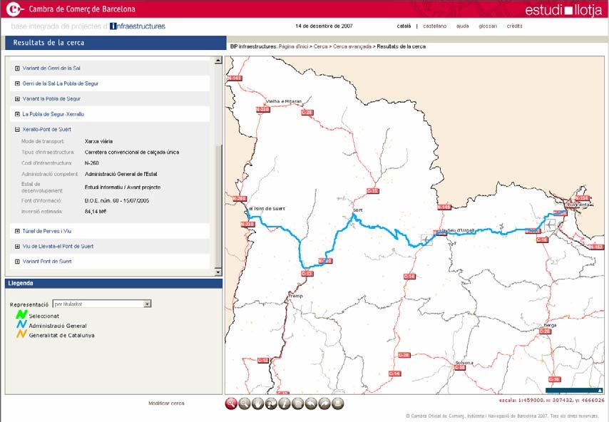 Cambra de Lleida Finalització de l Eix Pirinenc (N-260) S ha de potenciar la mobilitat entre les comarques de muntanya i