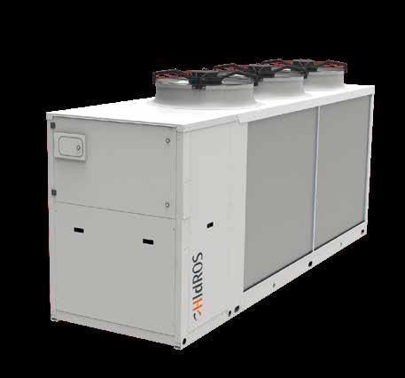 Enfriadora de agua aire/agua (ventiladores axiales) 206 La serie es un producto eficiente y silencioso, fiable y versátil en las aplicaciones, destinado a la climatización de ambientes de uso