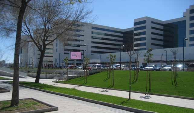 Valencia, nuevo hospital de referencia, inaugurado a finales de 2010. Unos 6.