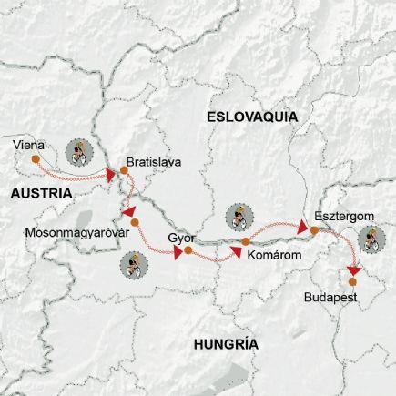 Austria, Eslovaquia y Hungría El Danubio en bici: