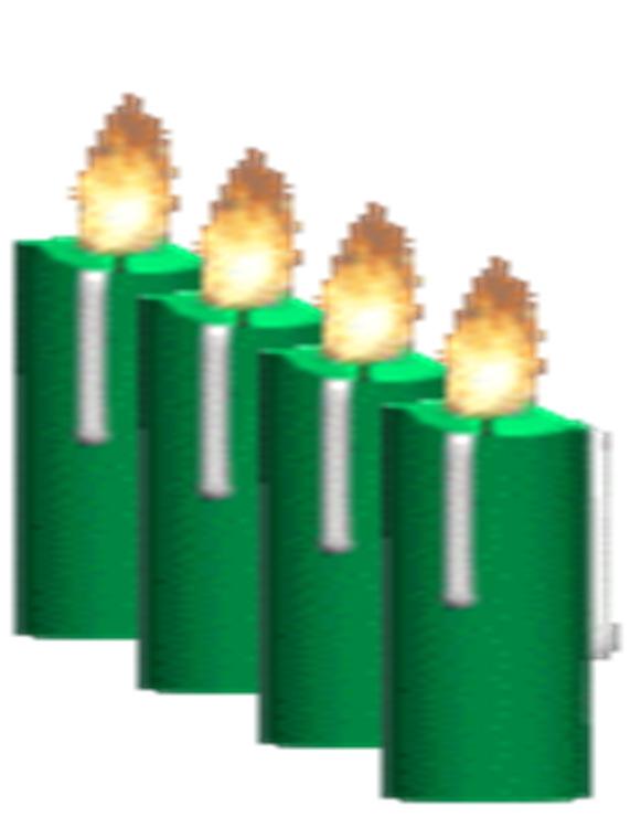 Riesgos por fuego - Continuación Las velas solo deben ser encendidas por personas adultas y apagadas después de comer.