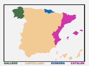 Imagen nº 1: Las lenguas de España.