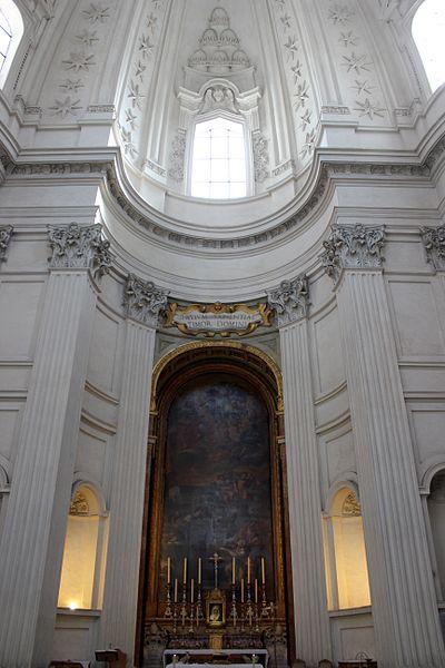 Borromini es el encargado de construir la capilla de la Universidad en 1642, tras algunas otras obras en el ala sur del edificio (1632).