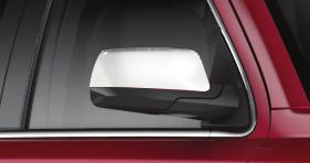 EXTERIOR CUBIERTA PARA ESPEJOS Acentúa el estilo de tu Chevrolet Tahoe con este accesorio, listo para instalarse. Cubierta para espejos. Cromo 22913963 0.