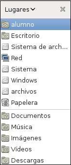 pág. 11 Nociones básicas Estructura de archivos Para acceder a la estructura de archivos ir a Equipo - Sistema de archivos.