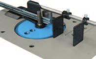 The bi-directional working plate allows any type of bending to without any bar movement.