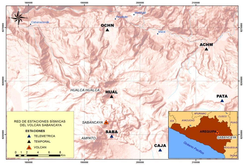 OBSERVATORIO VULCANOLÓGICO DEL SUR (OVS) INSTITUTO GEOFÍSICO DEL PERU (IGP) Reporte N 10-2015 Actividad del volcánsabancaya Fecha: 10 Marzo 2015 Resumen actualizado de la principal actividad