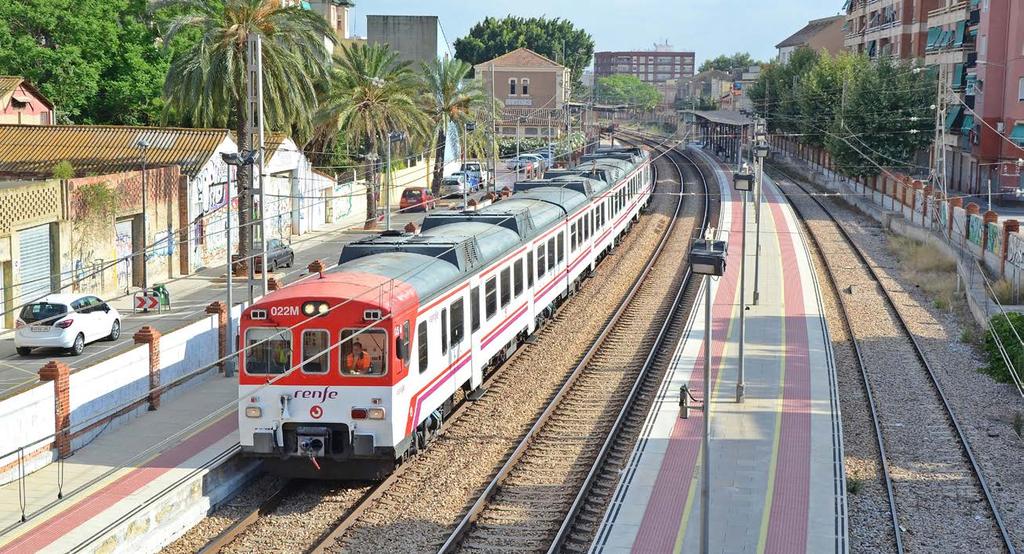 Trenes de Cercanías Commuter Trains Graphic memory of the Spanish railway 2017-2018 11.