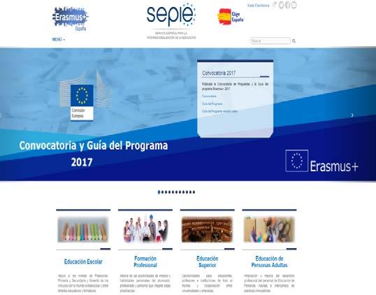 Documentos de referencia 2017 en la web del SEPIE Guía del programa Erasmus+ Formulario de
