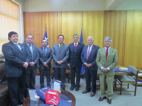 Empresarios internacionales se reunieron con el Director General del Campus Chillán Esta reunión obedece a invitación cursada por el Dr.
